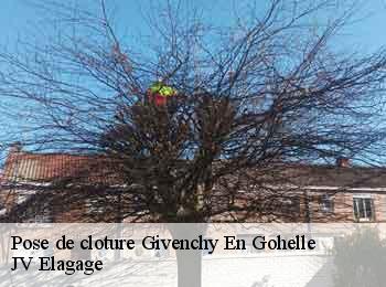 Pose de cloture givenchy-en-gohelle-62580 JV Elagage