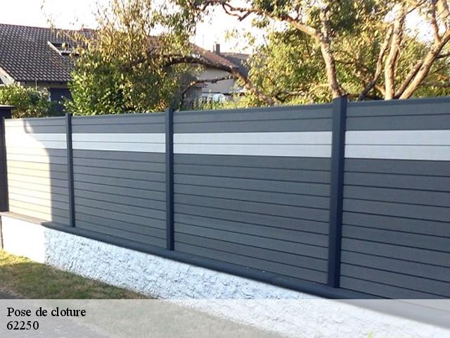 Pose de cloture 62250