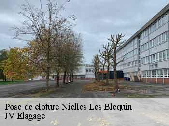 Pose de cloture 62380