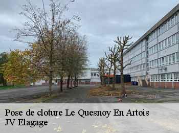 Pose de cloture 62140