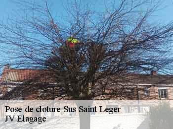 Pose de cloture  sus-saint-leger-62810 JV Elagage