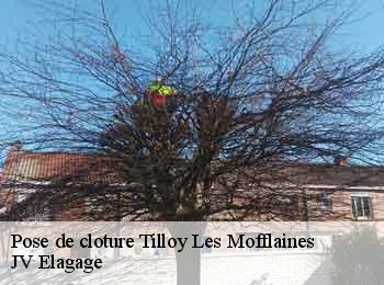 Pose de cloture  tilloy-les-mofflaines-62217 JV Elagage